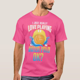 Camiseta divertida de waterpolo polo me encanta el