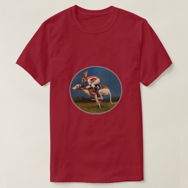 Camiseta divertida de Whippet Racer (Diseño del anverso)