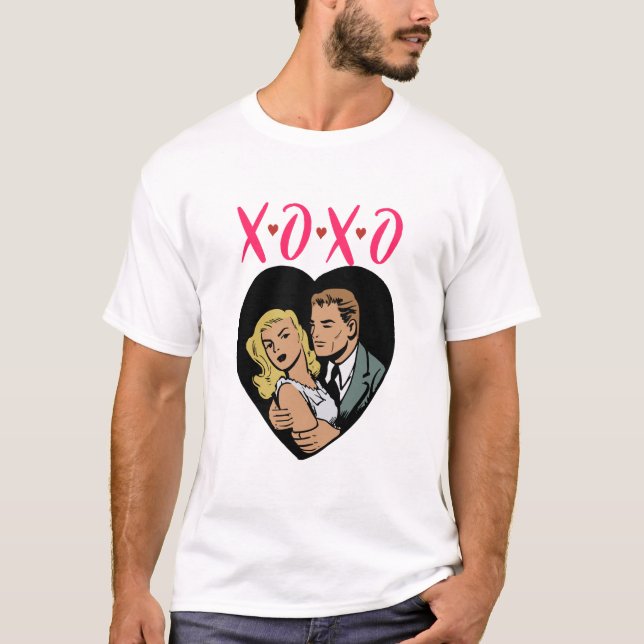 Camiseta divertida de XOXO - No me beses (Anverso)