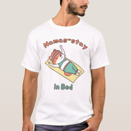 Camiseta divertida de yoga con panda rojo y juego