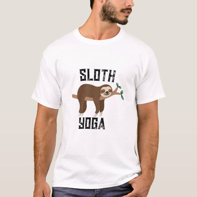 Camiseta divertida de yoga eslovaca - Único té de  (Anverso)