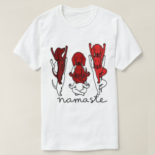 Camiseta divertida de yoga Namaste para Dachshund