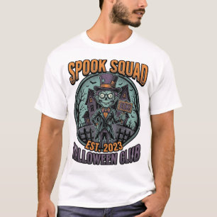 Camiseta divertida de zombie de Halloween Spook Sq