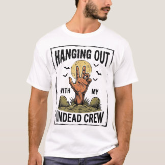 Camiseta Divertida de Zombie para Fans de Terror V