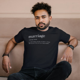 Camiseta Divertida definición de aniversario del matrimonio