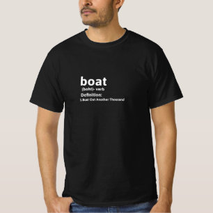 Camiseta Divertida Definición De Barco, Arroja A Otros Mil