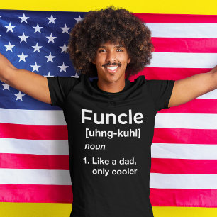 Camiseta Divertida definición de Funny Uncle Dad Shirt