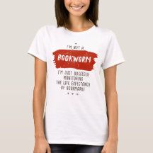 Divertida definición de gusano de biblioteca