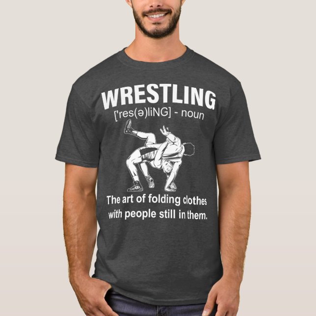Camiseta Divertida definición de lucha libre Deporte de luc (Anverso)