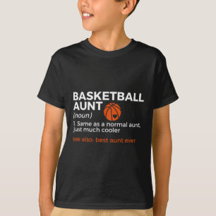 Camiseta Divertida definición de tía de baloncesto mejor tí