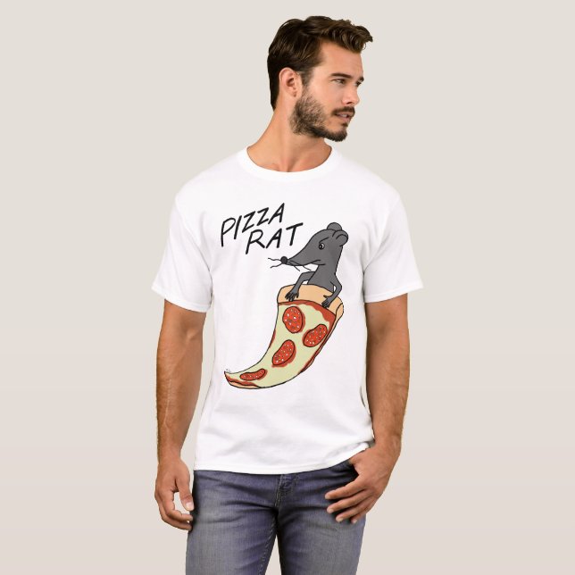 Camiseta divertida del amante de la pizza de la (Anverso completo)