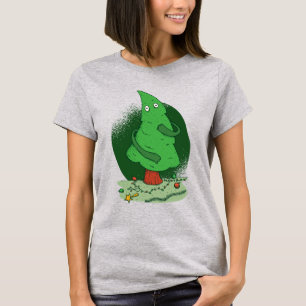 Camiseta divertida del árbol de Navidad