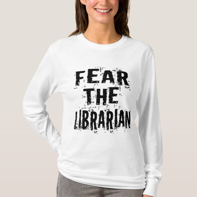 Camiseta divertida del bibliotecario (Anverso)