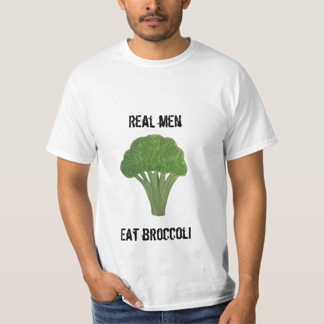 Camiseta divertida del bróculi (Anverso)