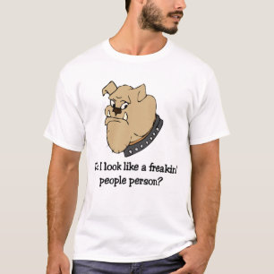 Camiseta divertida del bulldog