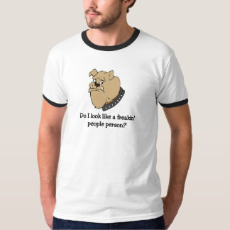 Camiseta divertida del bulldog