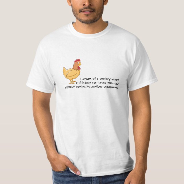 Camiseta divertida del camino de la travesía del (Anverso)