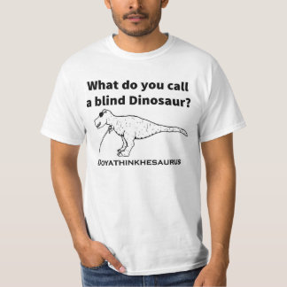 Camiseta divertida del chiste del dinosaurio