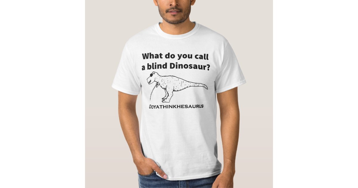Camiseta divertida del chiste del dinosaurio 