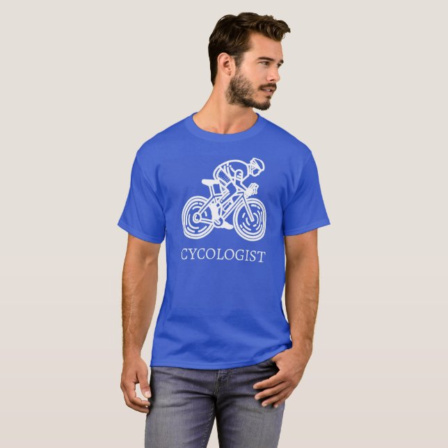 Camiseta divertida del ciclista (Anverso completo)