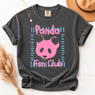 Camiseta divertida del club de pandas