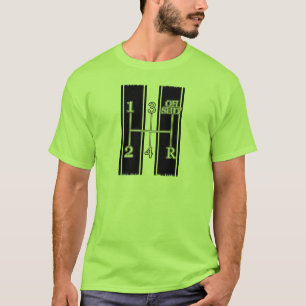 Camiseta divertida del coche del músculo del bot