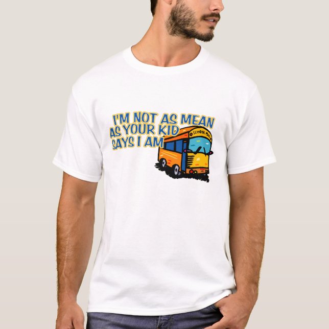 Camiseta divertida del conductor del autobús (Anverso)