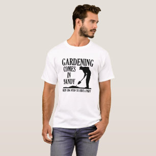 Camiseta divertida del cuerpo de la jardinería