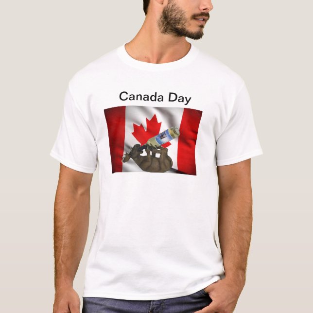 Camiseta divertida del día de Canadá (Anverso)