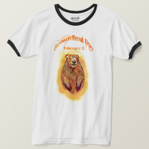 Camiseta divertida del Día de la Marmota por Artis