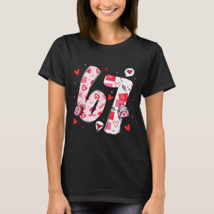 Camiseta divertida del día de San Valentín Seis Si