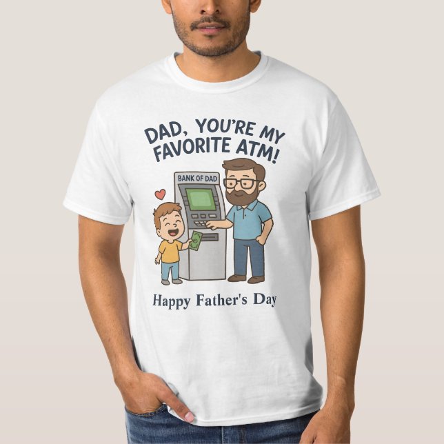 Camiseta divertida del día del padre (Anverso)