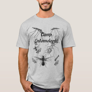 Camiseta divertida del Entomólogo del Camp Bug Men