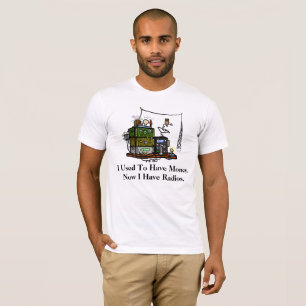 Camiseta divertida del equipo de radio-aficionado