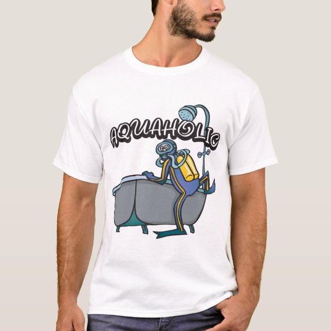 Camiseta divertida del EQUIPO DE SUBMARINISMO (Anverso)