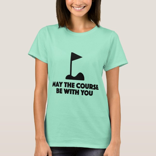 Camiseta divertida del golf (Anverso)