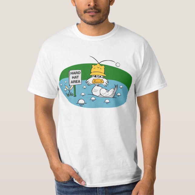 Camiseta divertida del golf (Anverso)