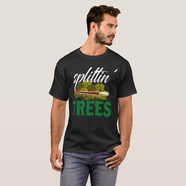 Camiseta divertida del golf del disco de los (Anverso completo)