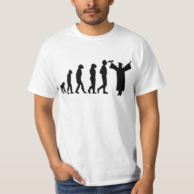 Camiseta divertida del graduado de la camiseta de (Anverso)