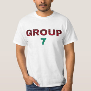 Camiseta Divertida del Grupo 7 con Meme, Gráfica D