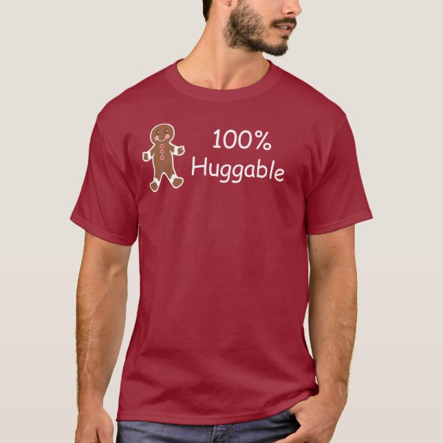 Camiseta divertida del hombre de jengibre (Anverso)