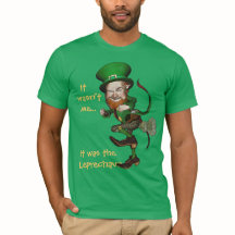 Camiseta divertida del irlandés del Leprechaun el