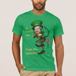 Camiseta divertida del irlandés del Leprechaun el
