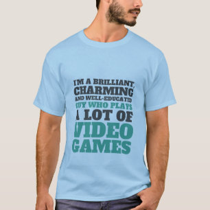 Camiseta divertida del juego para los frikis y los