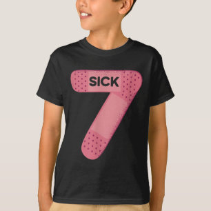 Camiseta divertida del meme de los siete enfermos