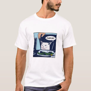 Camiseta divertida del meme del gato Smudge