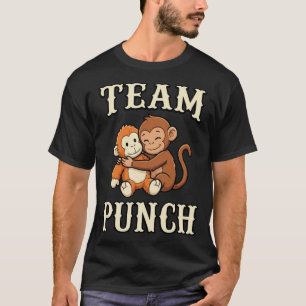 Camiseta divertida del mono lindo del abrazo del e