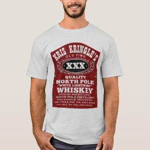 Camiseta divertida del navidad de la destilería d