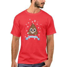 Camiseta divertida del navidad de la emoji del