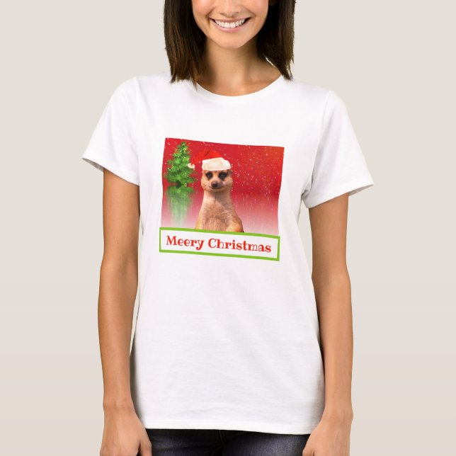 Camiseta divertida del navidad del navidad de (Anverso)